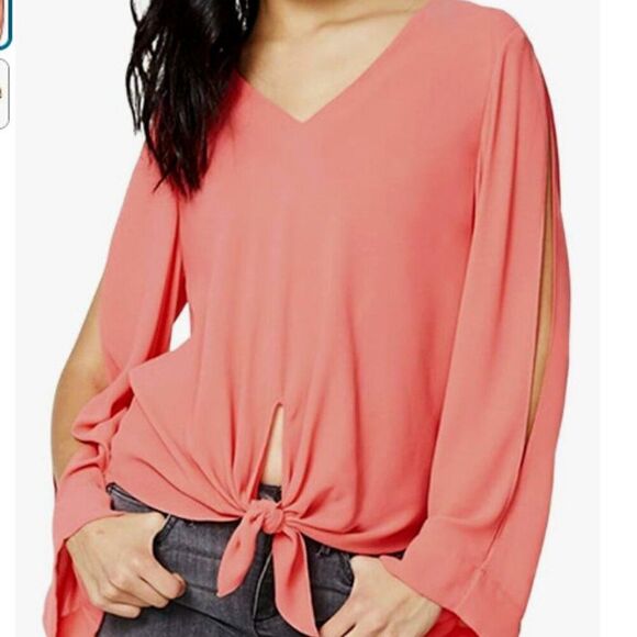 RACHEL Rachel Roy Rachel Roy Mae Blouse Watermelon NWT - Picture 1 of 5